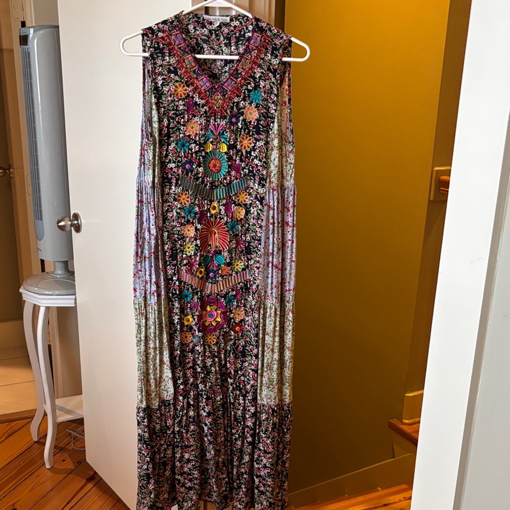 Floral Multicolor Maxi Dress